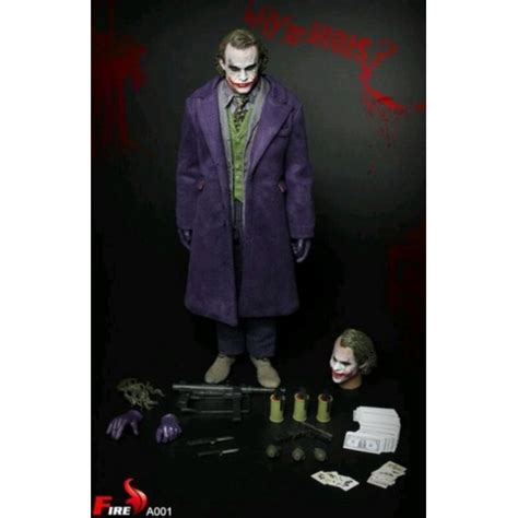 fire toys DC 蝙蝠俠 黑暗騎士 小丑 JOKER 希斯萊傑 非 hot toys DX DX 蝦皮購物