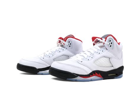 Air Jordan 5 Retro Fire Red Silver Tongue 2020 Gs Glabvn