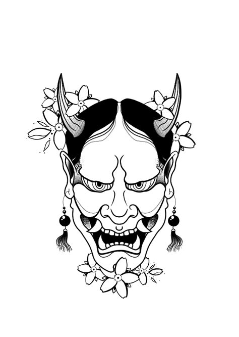 Hannya Tattoo Mask Tattoo Tattoo Design Drawings Tattoo Designs