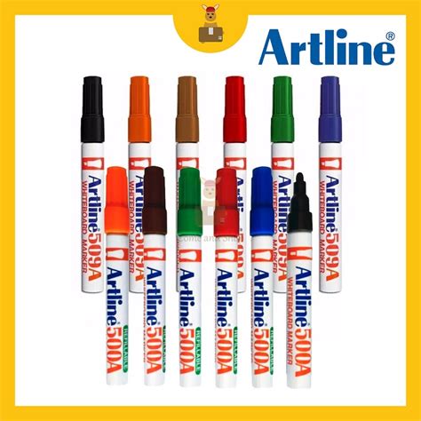 Artline Whiteboard Marker 500a 509a Marker Pen Refillable Shopee