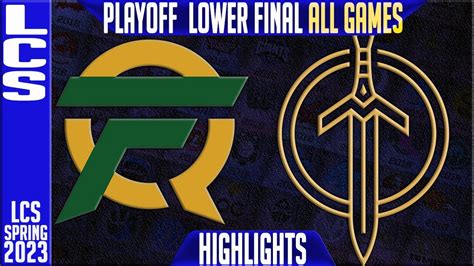 FLY Vs GG Highlights ALL GAMES LCS Spring 2023 Playoffs Lower Final