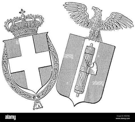 Coat Of Arms Of The Kingdom Of Italy Hi Res Stock Photography And
