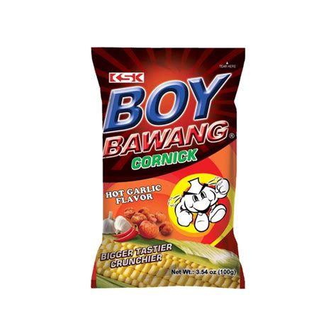 Boy Bawang Cornick Hot Garlic 100g Almere Pinoy Store