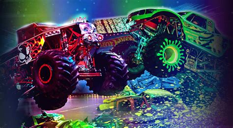 Hot Wheels Monster Trucks Glow Party Premium Package The Gallery