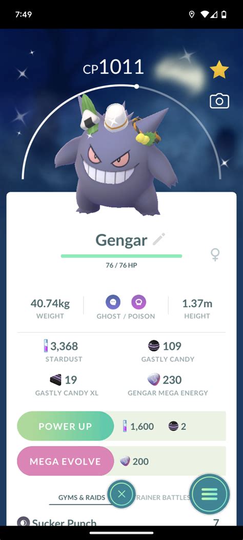 Shiny Halloween Gengar Rpokemongo