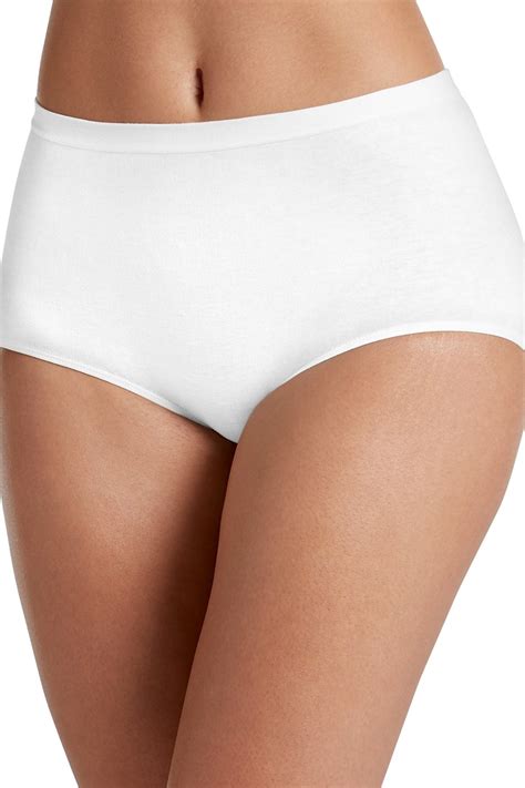 Jockey White Comfies Cotton Stretch Classic Brief Cheapundies