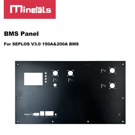 Panel BMS Para SEPLOS V3 0 BMS 150A 200A Caja De Bater A De Metal