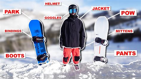 My 2024 Snowboard Gear List Youtube