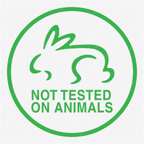 Premium Vector Not Tested On Animals Sign