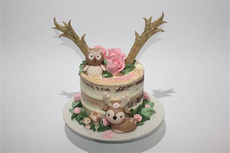 Wald Tiere Naked Cake Lealu Sweets