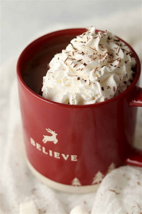 Christmas Hot Chocolate Kathleen S Cravings