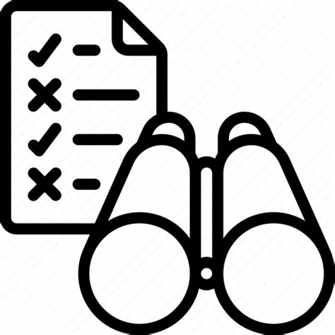 Task Scope Corporate Tasks Binoculars Icon Download On Iconfinder