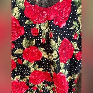 Violets Roses Intimates Sleepwear Nwt Violets Roses Black With Red Roses Sexy Lingerie