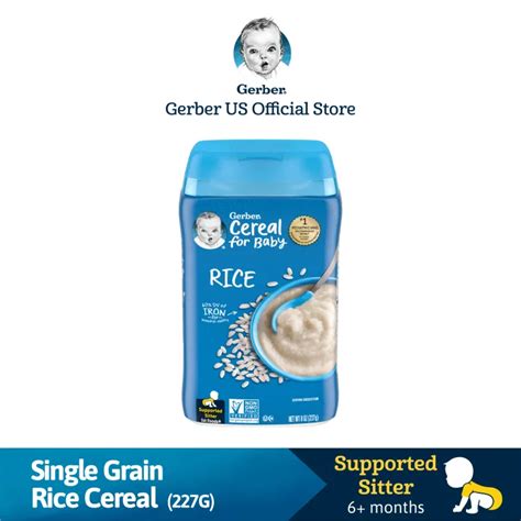 Gerber Single Grain Rice Cereal 227g Lazada Ph