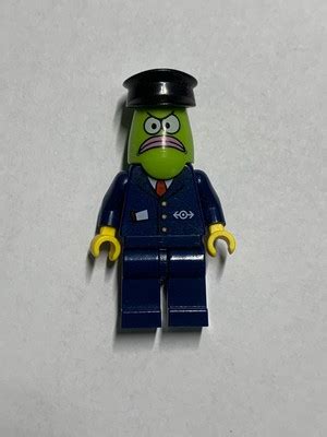 Lego Spongebob Squarepants Minifigure Bikini Bottom Express Bus Driver Bob Picclick Uk