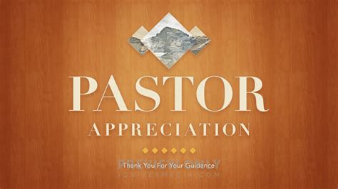 Pastor Appreciation - Title Graphics | Igniter Media