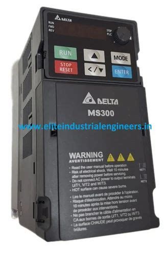 VFD4A8MS21ANSAA Delta AC Motor Drive 1 HP 220 V MS300 Single Phase