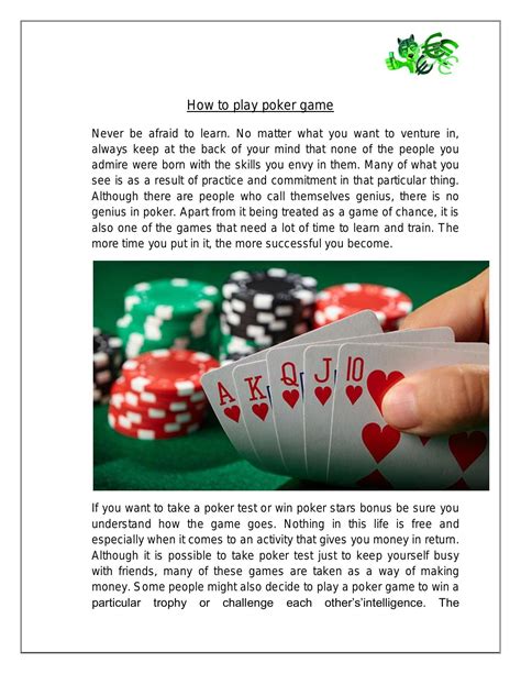 5 Easy Steps To Master The Art Of Poker