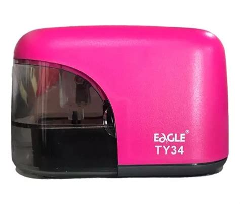 Sacapunta Eagle Apontador Apontador Elétrico Aponta a Pilha rosa