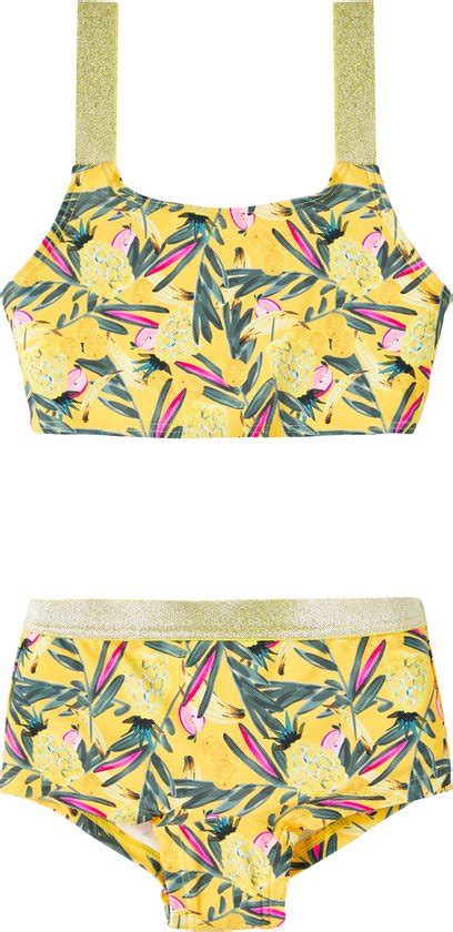 Name It Bikini Meisjes Geel NKFzarli Maat 116 Bol