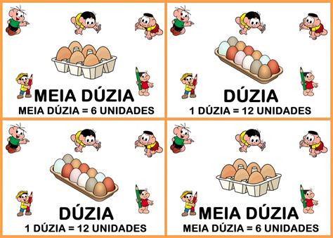 Quanto E Meia Duzia - Blog Educação e Transformação: 👍Turma da Mônica: Dúzia e Meia Dúzia