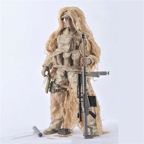 1/6 масштабная модель Снайпер солдата 30 см, имитация военной суставной ...