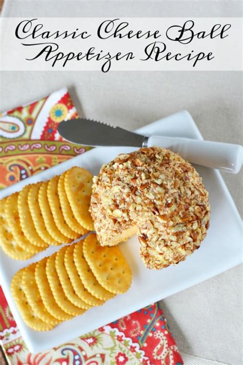 Classic Cheese Ball Appetizer Recipe