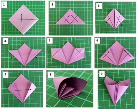Flores En Origami Paso A Paso - Flores De Origami Paso a Paso en Imágenes – easy origami tutorial