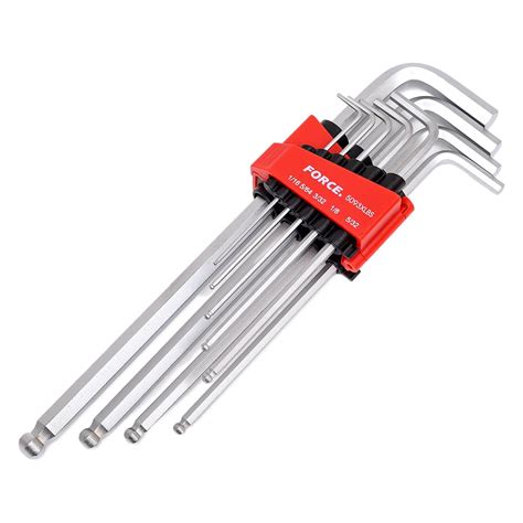 Набор Г образных дюймовых, длинных шестигранников с шаром FORCE ...