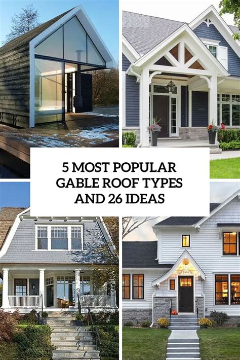 5 Most Popular Gable Roof Designs And 26 Ideas - DigsDigs