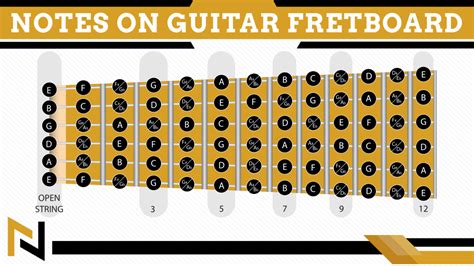 Acoustic Guitar Fretboard Diagram