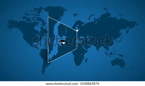 Detailed World Map Pinned Enlarged Map เวกเตอร์สต็อก ปลอดค่าลิขสิทธิ์ 1648864876 Shutterstock