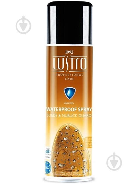 ᐉ Спрей водоотталкивающий Lustro для замши и нубука 01 нейтральный 200 ...