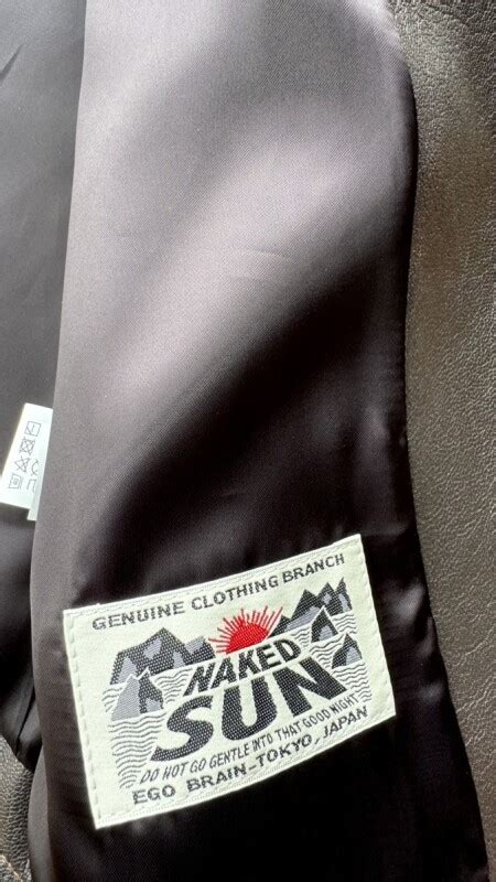 NAKED SUN PROMISED LAND ネイキッドサン プロミスドランド ゴートスキン BROWN PHILLIP