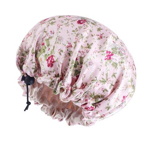 Neue Kinder Seidige Satin Bonnet Cap Doppel Schich Grandado