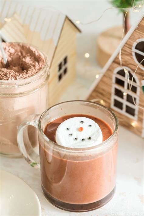 Marshmallow Snowman Hot Chocolate Toppers Courtney S Sweets