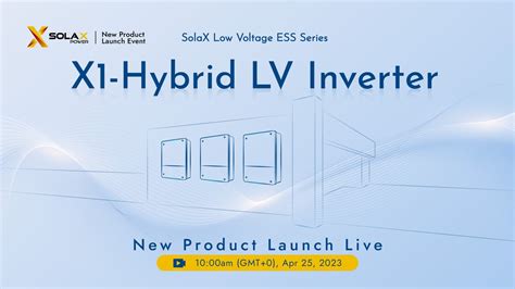 Solax Power On Twitter Solaxproduct X Hybrid Lv Finally Coming Don