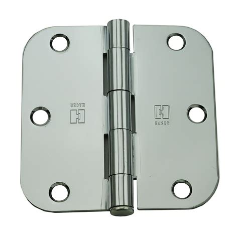 Hager Companies RC1842312 3 1/2 Inch Steel Full Mortise Hinges with 5/8