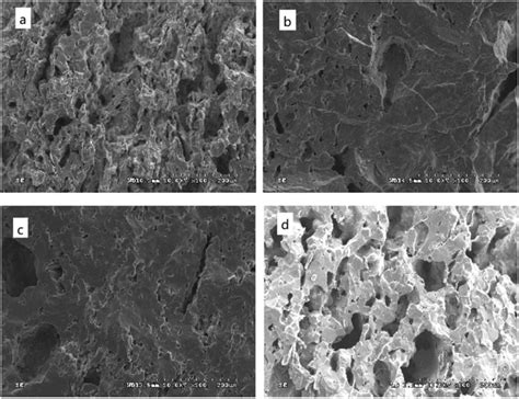 Sem Fracture Micrographs Of Intermetallics With Different Coal Molar