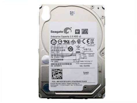 Seagate ST1000NX0313 1TB 2.5” 6Gbps 7.2K RPM Enterprise (512E) SATA HDD