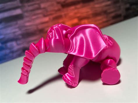 3d Printed Articulated Elephant Stl For Download