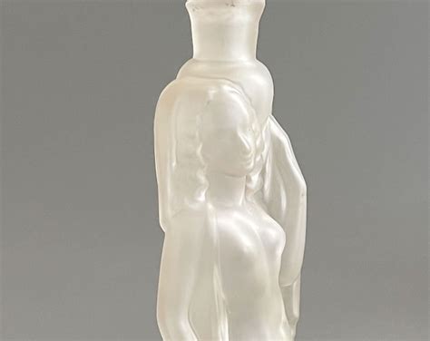 French Liquor Bottle Cherry Brandy Liqueur Eau D Or Bottle Semi Nude