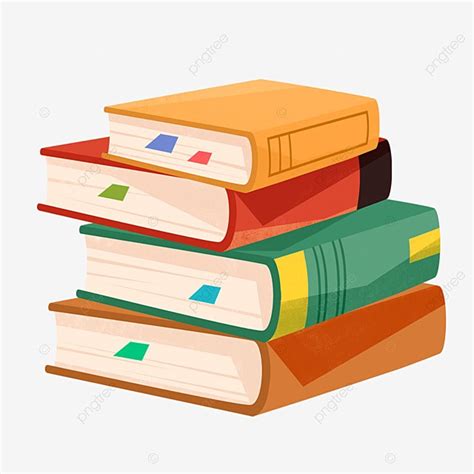 Tumpukan Buku Buku Book Buku Pelajaran Png Transparan Dan Clipart