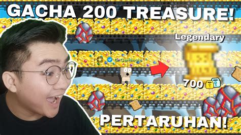 GACHA 200 HIDDEN TREASURE PERTARUHAN Growtopia Gacha Profit 2024