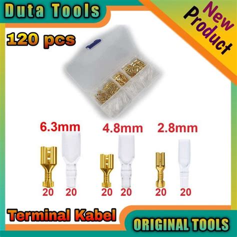 Jual Skun Kabel Terminal Wire Crimp Connector Spade Kit Pcs Dtpng