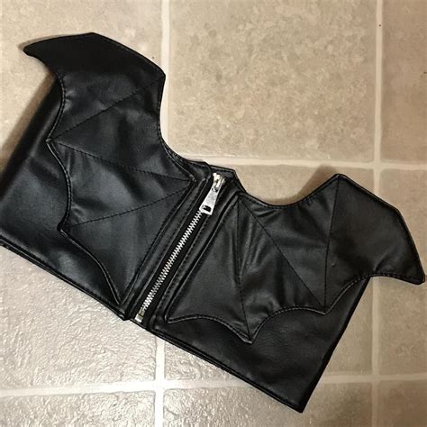 HOT TOPIC BAT ZIPUP CORSET Never Worn No Depop
