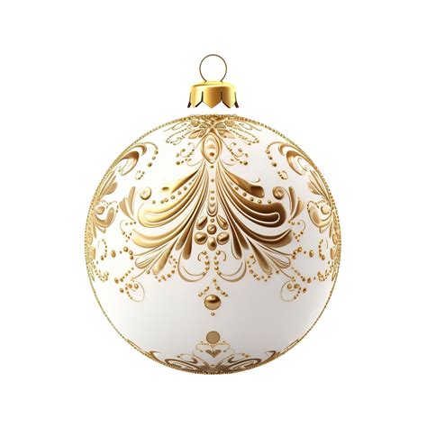 Chistmas Holiday Ball With Gold Mandala Ornaments Christmas Ball