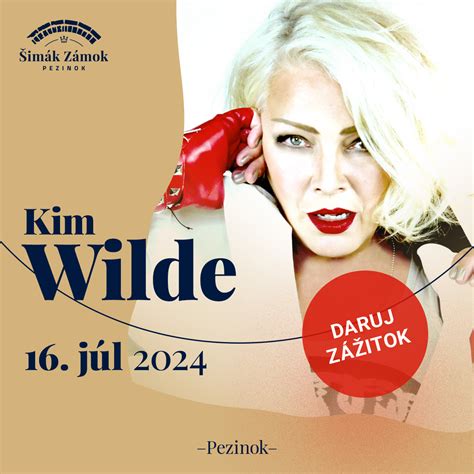 Kim Wilde koncert roka na zámku TICKETPORTAL vstupenky na dosah