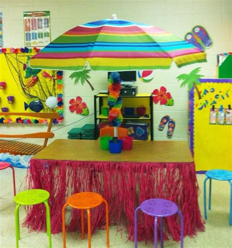 Beach Theme Classroom Reading Station Beach Theme Classroom Classroom Decor Themes