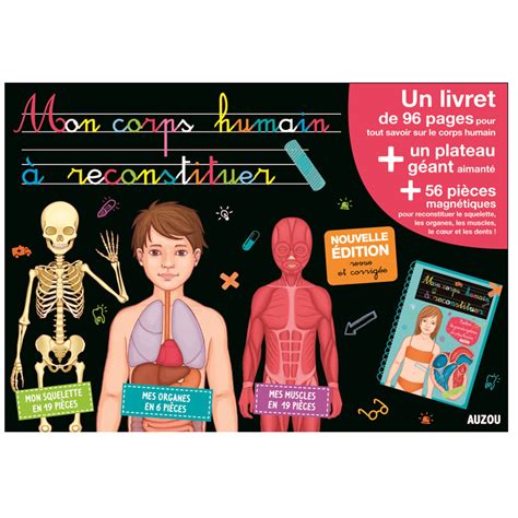 Coffret Mon Corps Humain Reconstituer Jeux Et Jouets Editions Auzou